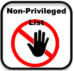 Non-Privileged List